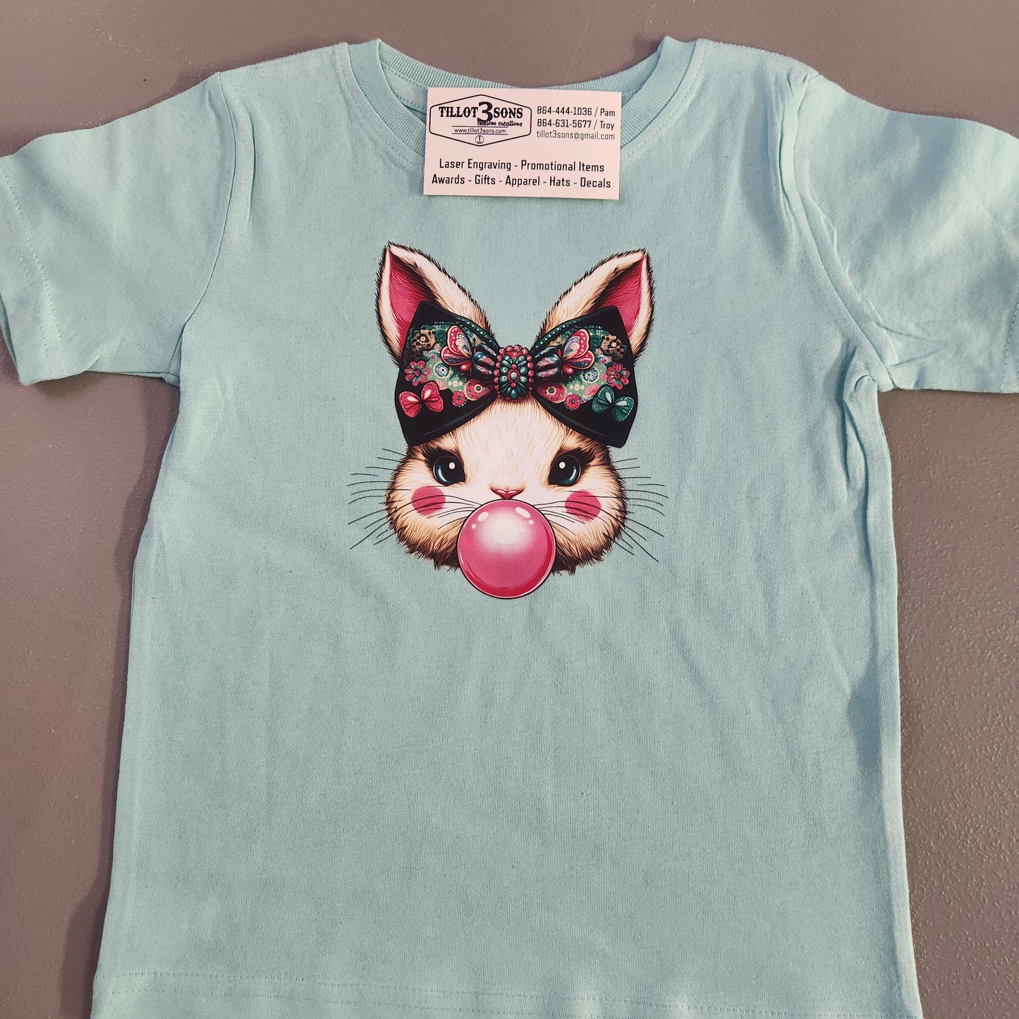 Bubble Gum Bunnies -Infant and toddler t-shirts