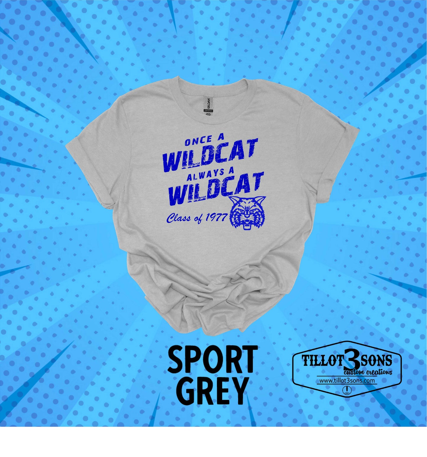 Woodmont Wildcat Alumni shirt - your class year added! image 4