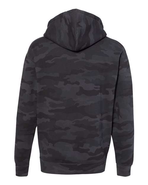 Black Camo - Heavyweight Hooded Sweatshirt