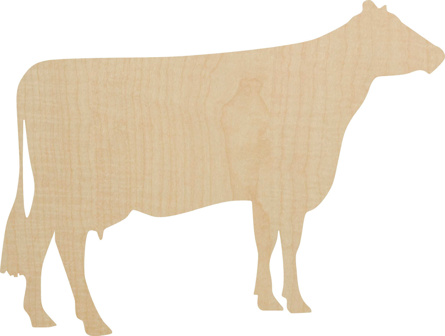 Dairy cow sign, laser cut wood shape, engraved personalization optional image 1