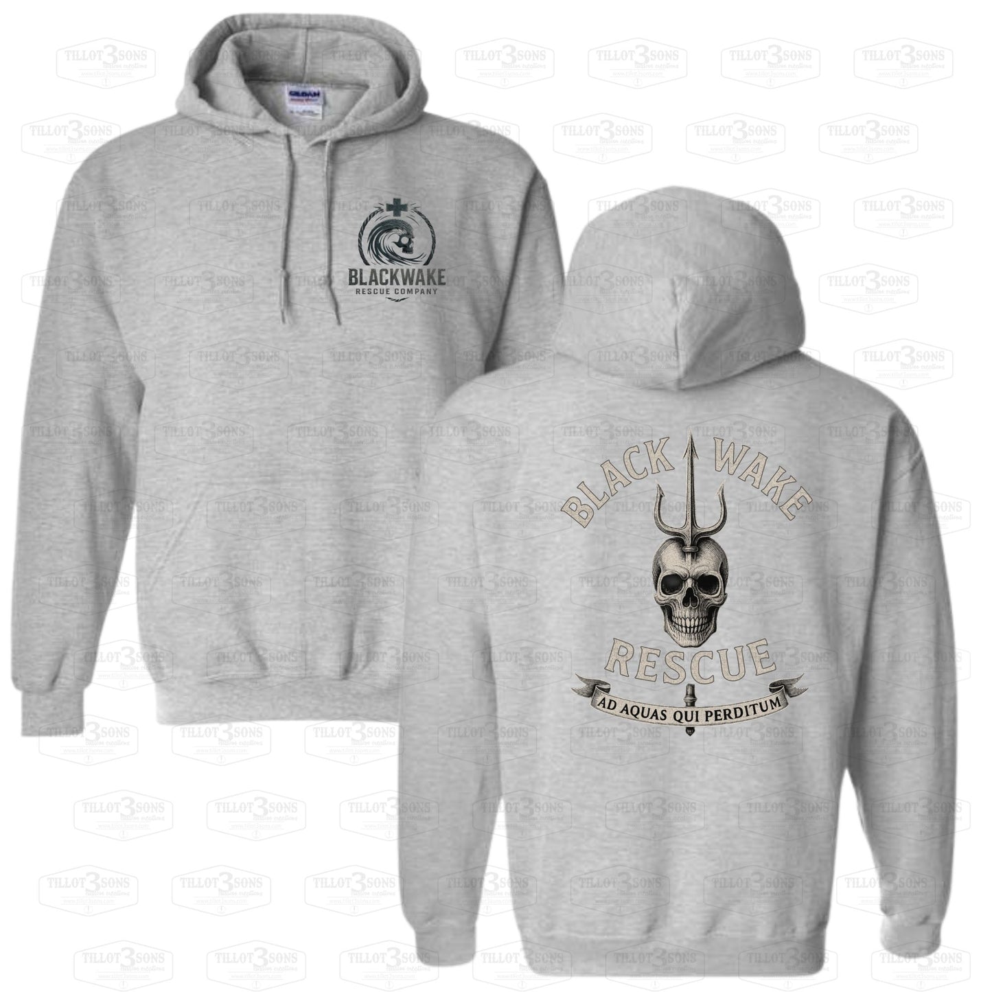 Black Wake Rescue hoodie