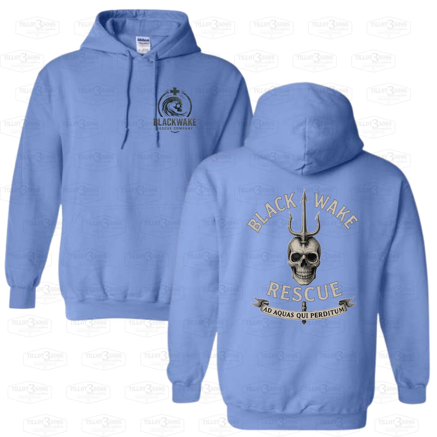 Black Wake Rescue hoodie