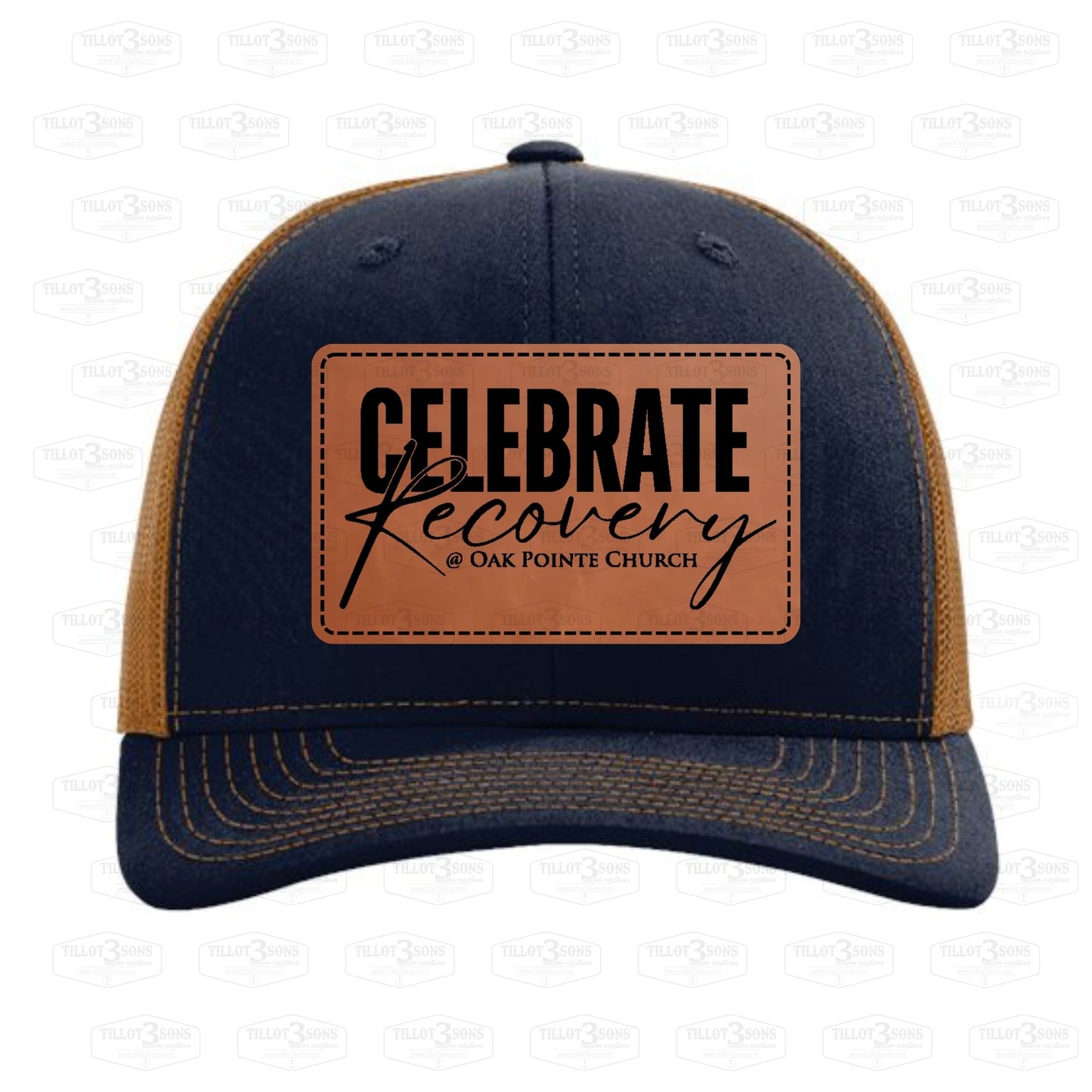 Celebrate Recovery at OPC - Richardson hat with laser engraved patch