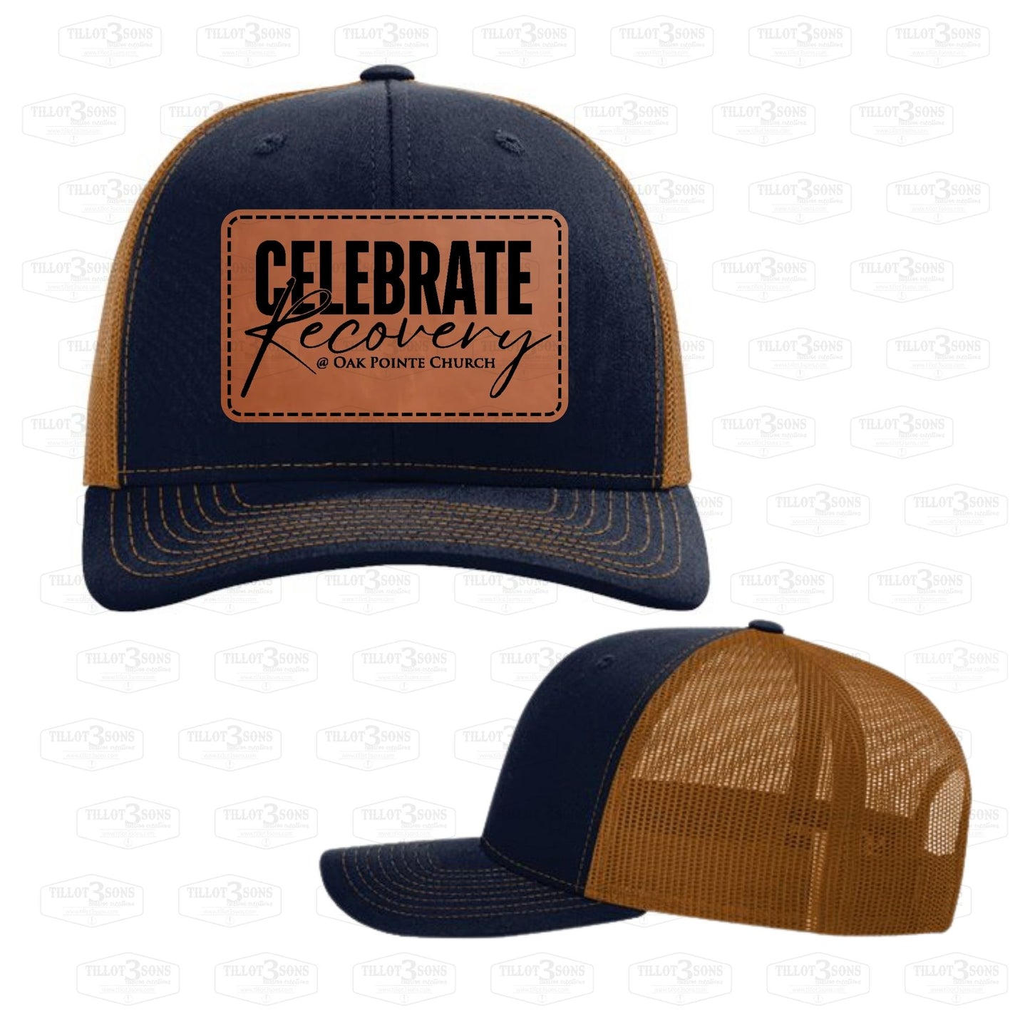 Celebrate Recovery at OPC - Richardson hat with laser engraved patch