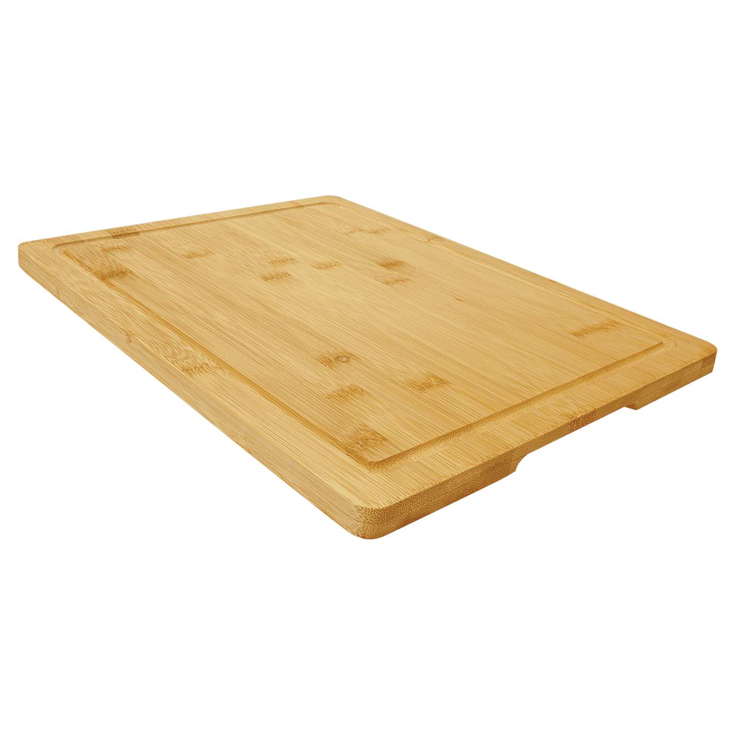 Bamboo Cutting Board with Drip Ring: GFT444 - 19 3/4" x 15"