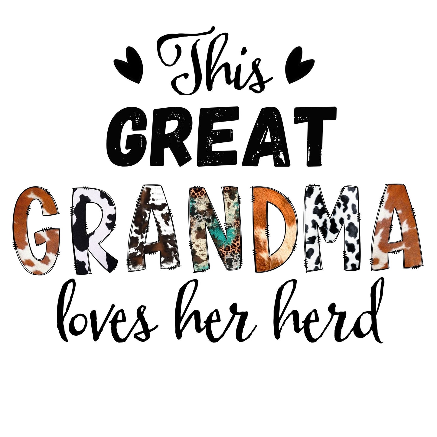 This Mama Loves Her Herd = T-shirt
