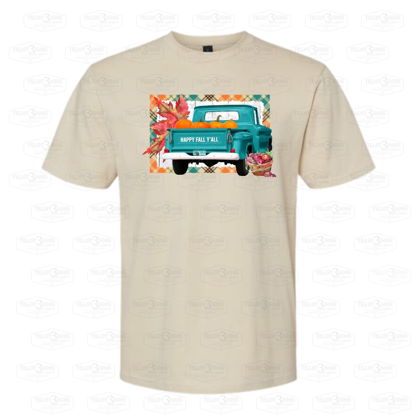 Happy Fall Y'All with 60's truck | graphics t-shirt