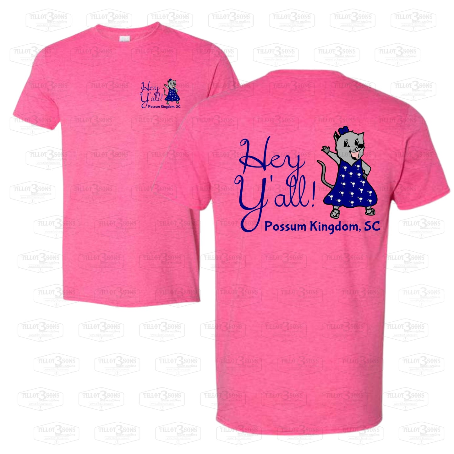 Hey Y'all from Possum Kingdom - graphics t-shirts