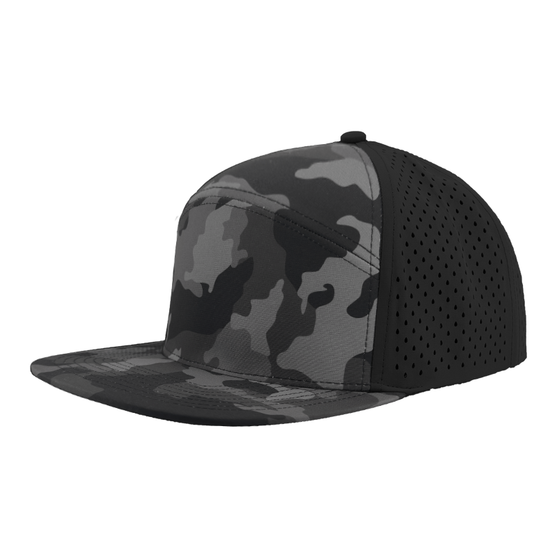 Zapped Osprey Camo hats with optional laser engraved patch