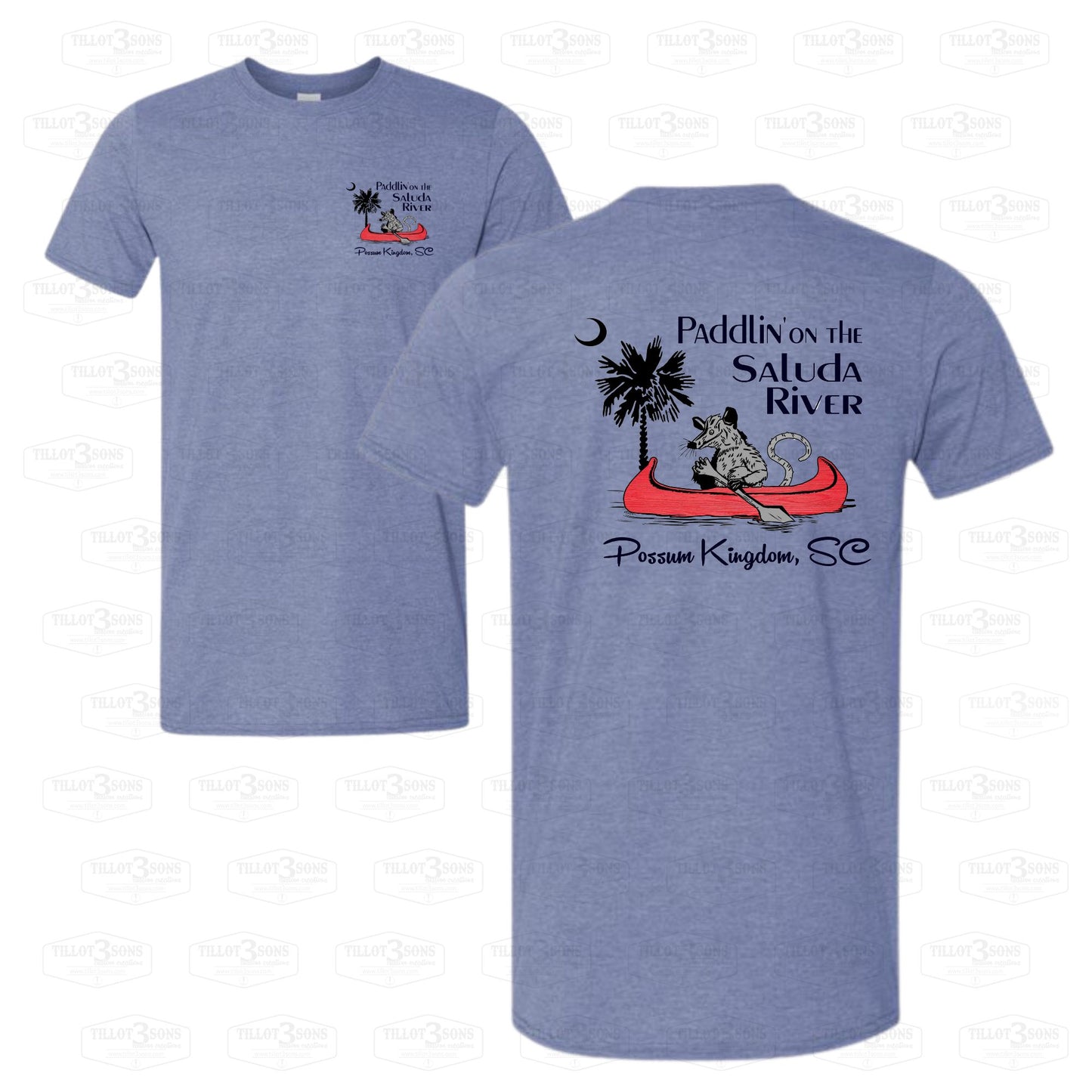 Paddlin' on the Saluda River - Possum Kingdom t-shirts
