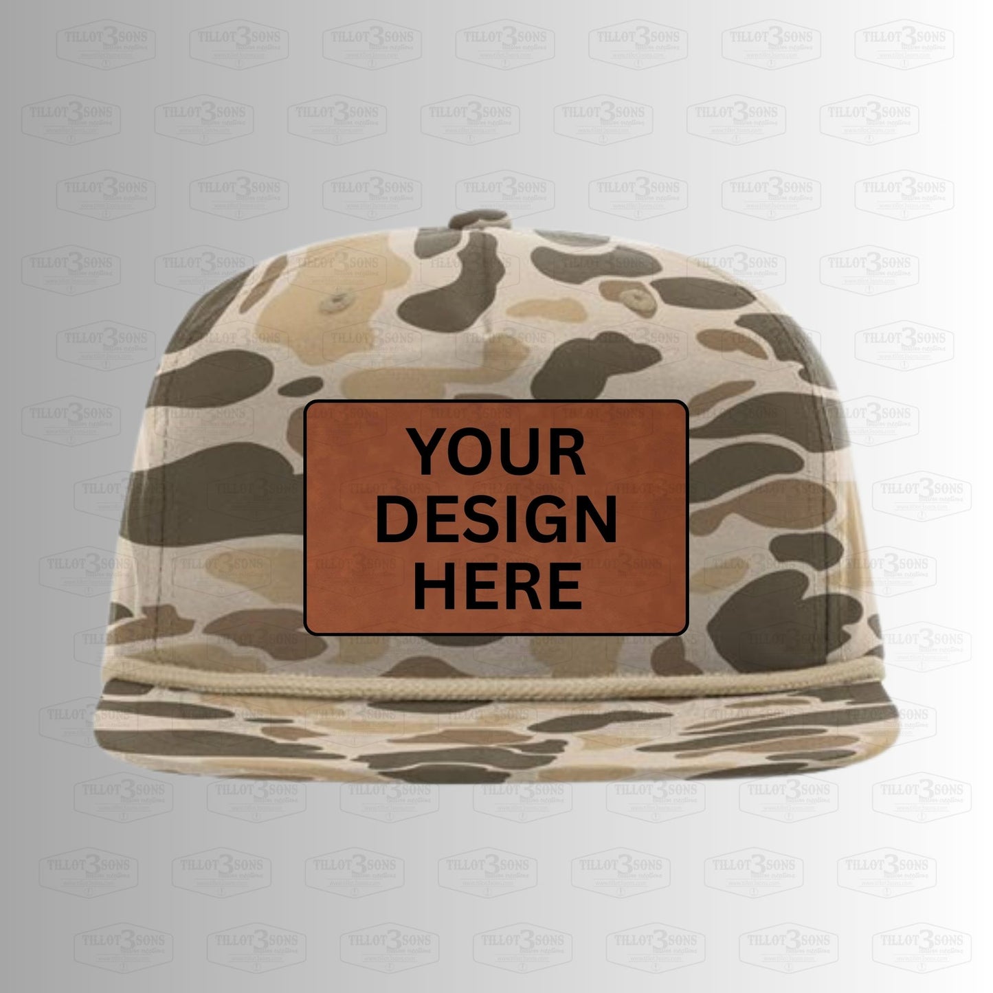 Richardson CAMO Umpqua Cap (Old School Grandpa hat) - R256P
