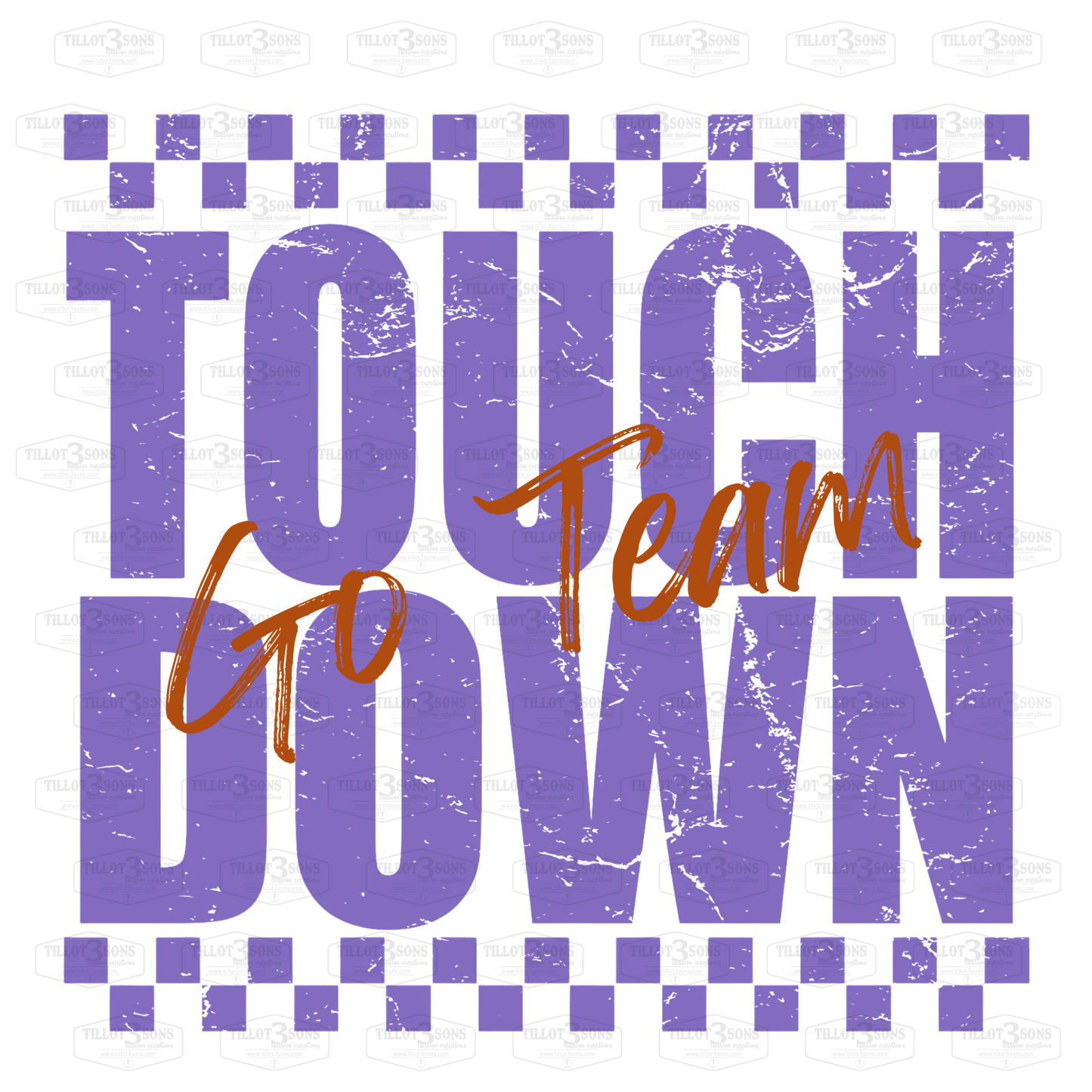 Touchdown - retro design t-shirt