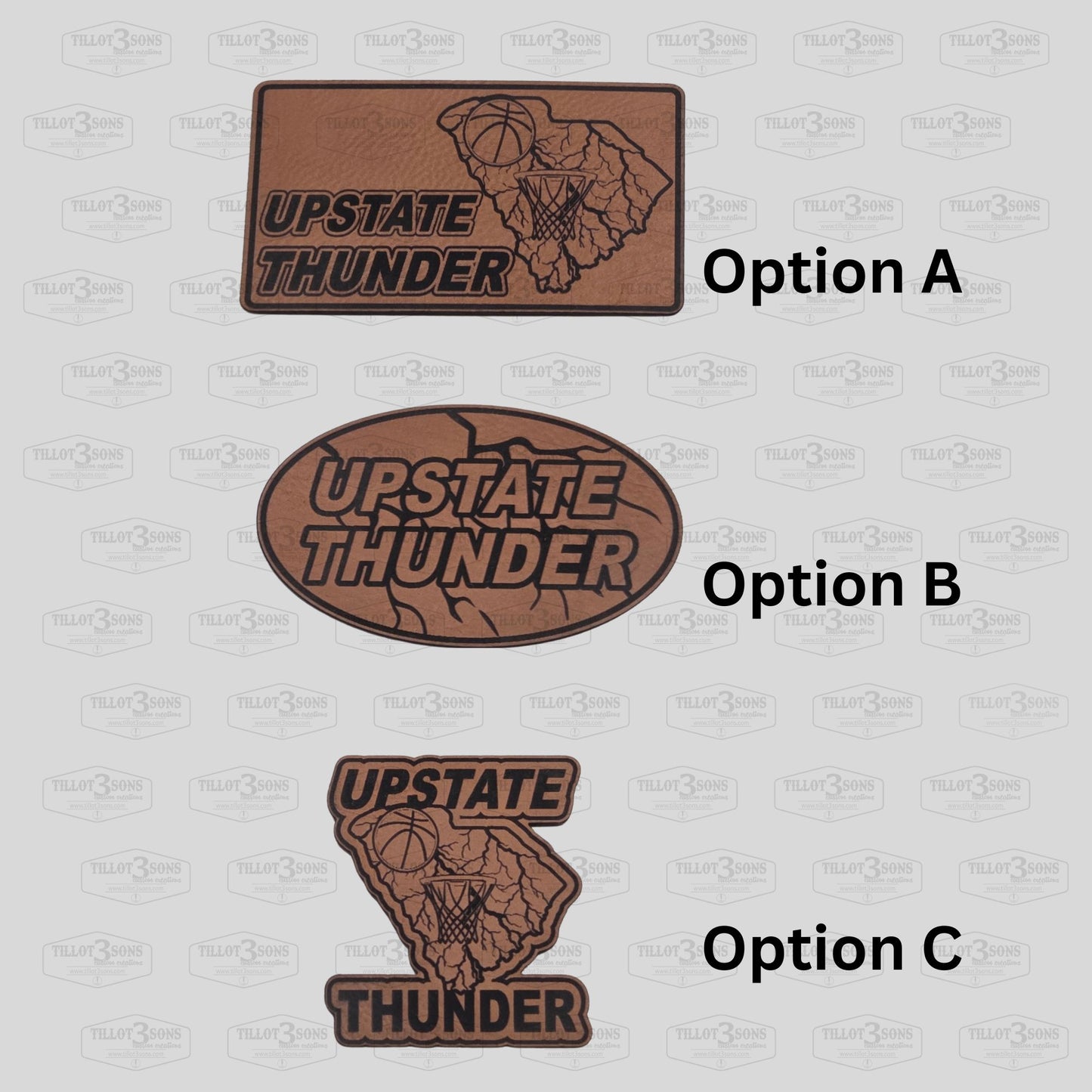 Upstate Thunder - Richardson Brand Hats with Laser Engraved Patch