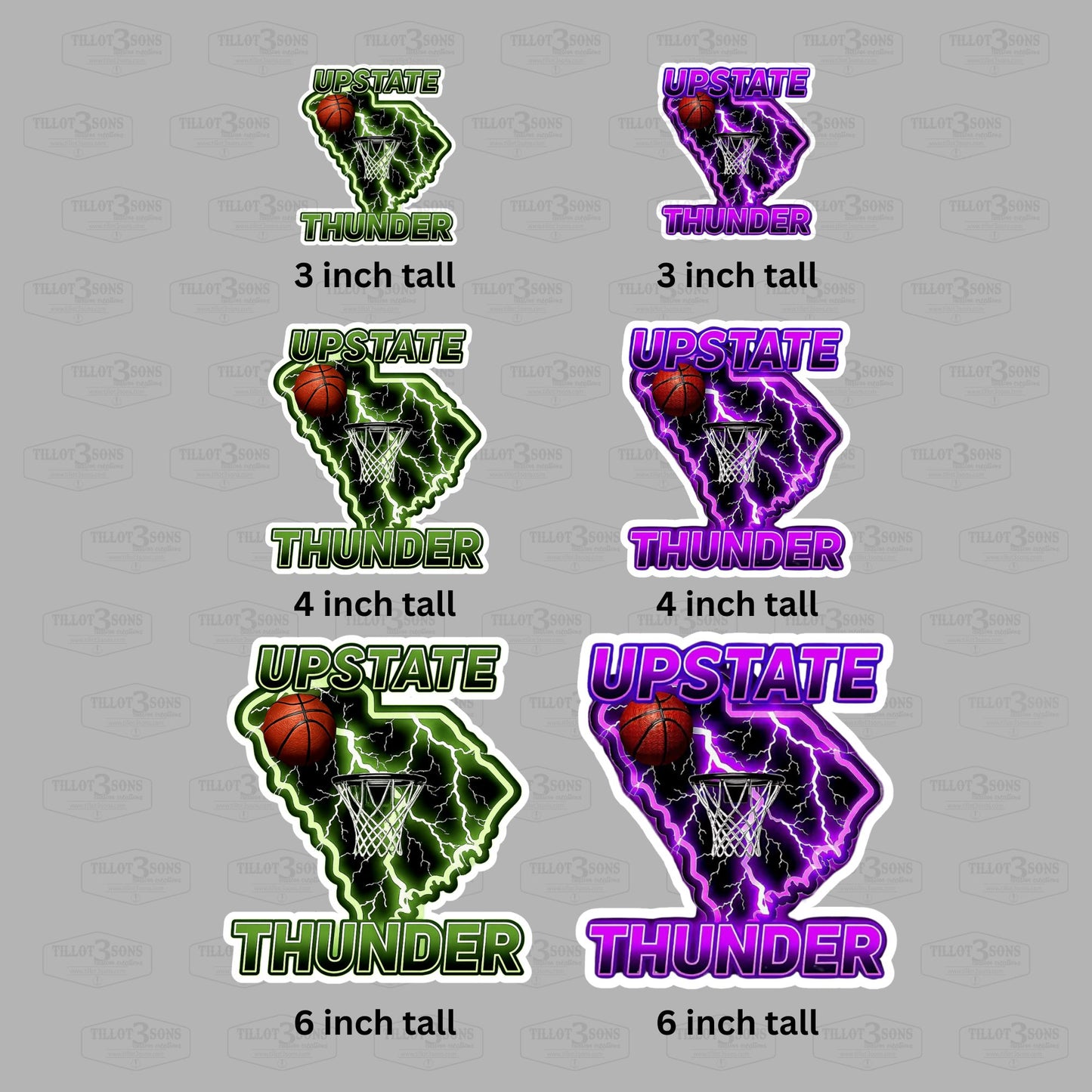 Upstate Thunder - Decals