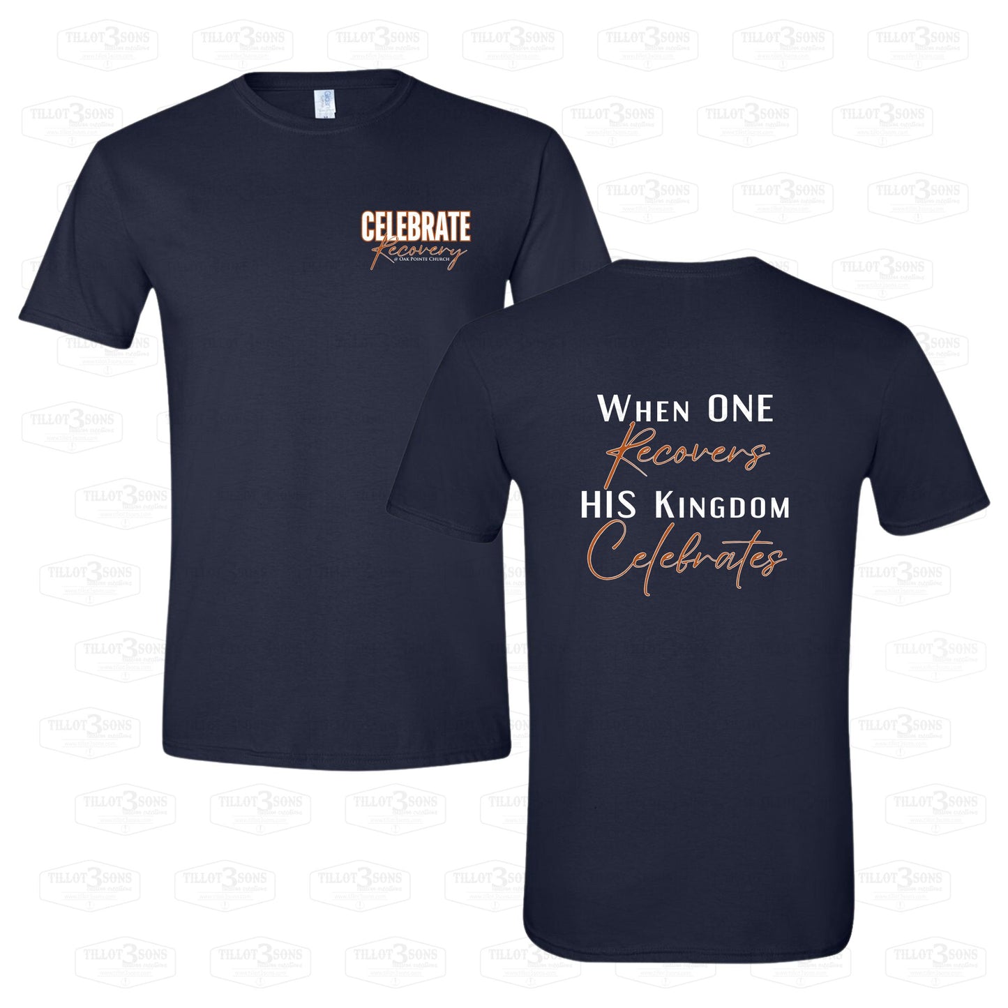 When One Recovers - Celebrate Recovery at OPC t-shirt