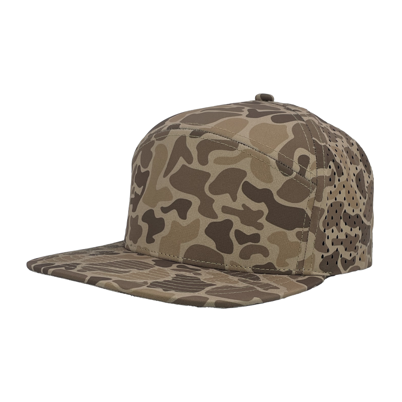 Zapped Osprey Camo hats with optional laser engraved patch