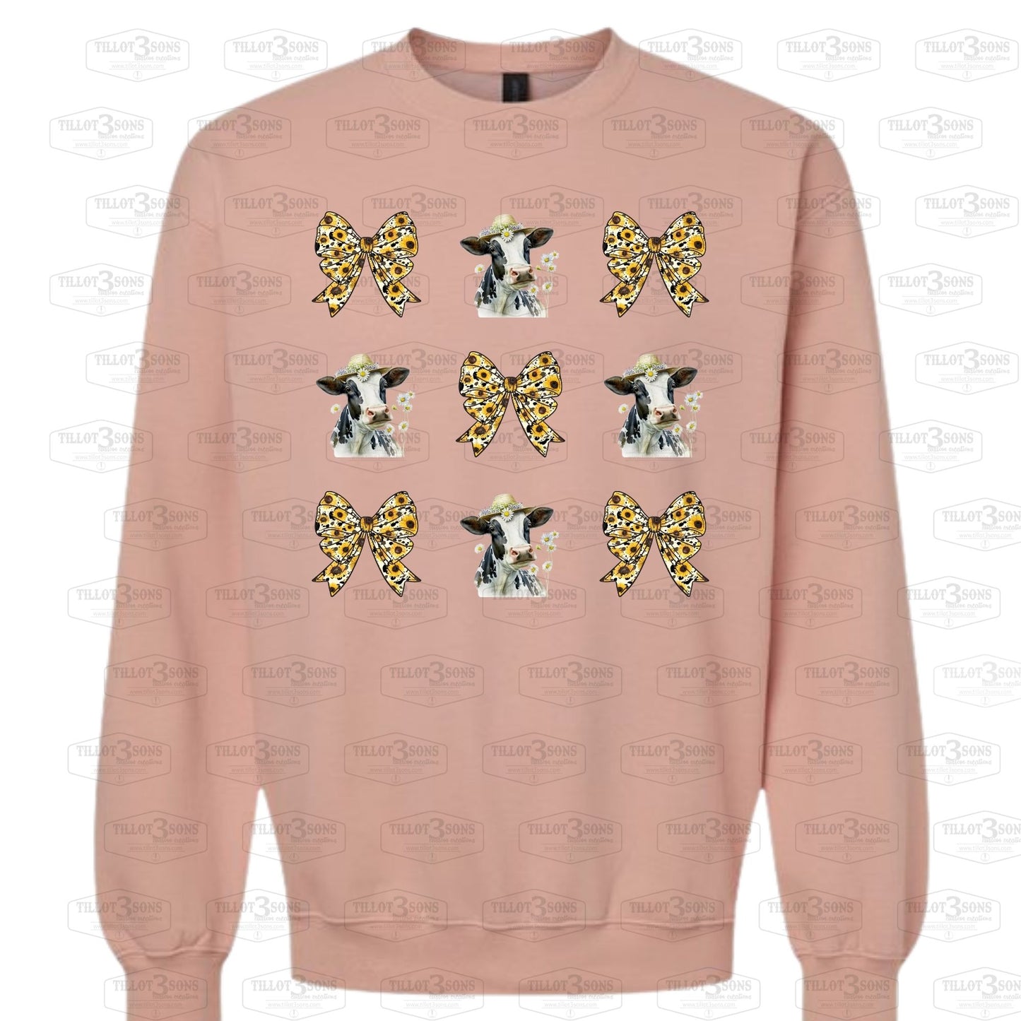 Sunflower, Cows & Coquette Bows and Deer T-shirt or Hoodies image 0