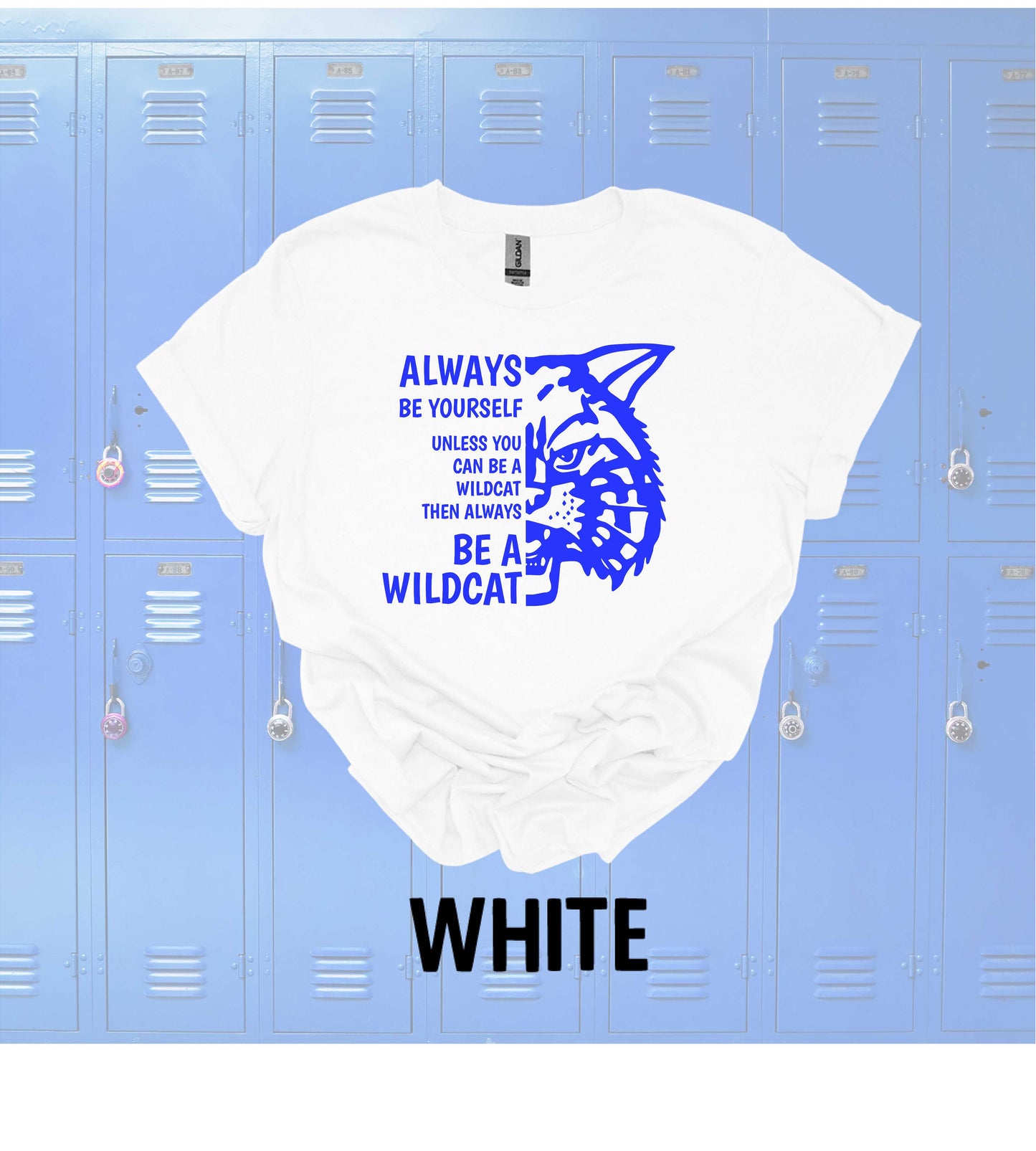 Be a Wildcat t-shirt with vintage wildcat head image 2