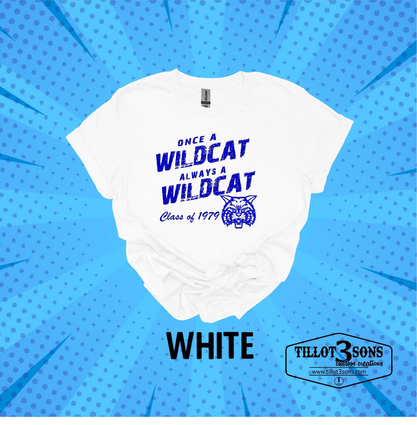 Woodmont Wildcat Alumni shirt - your class year added! image 3