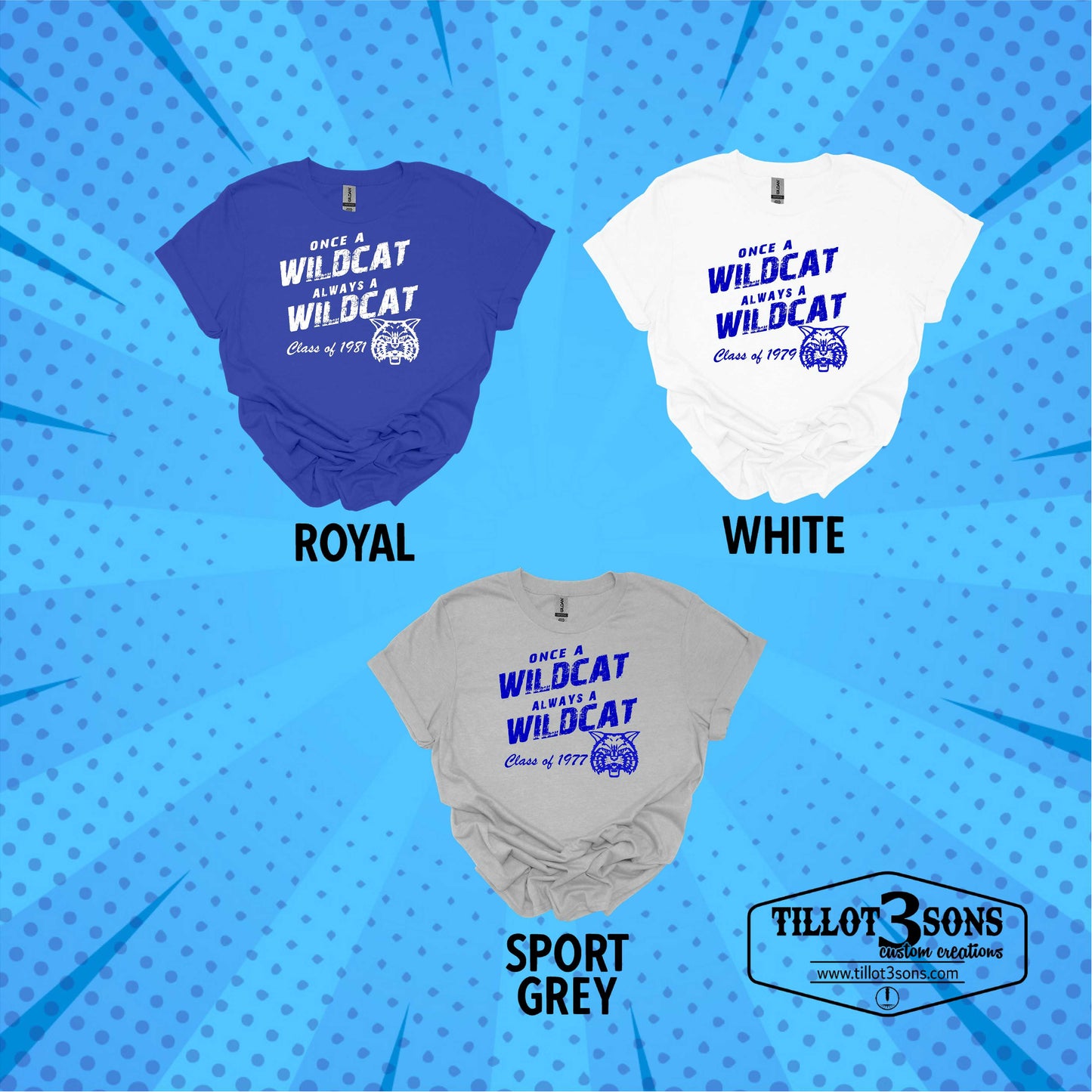Woodmont Wildcat Alumni shirt - your class year added! image 0