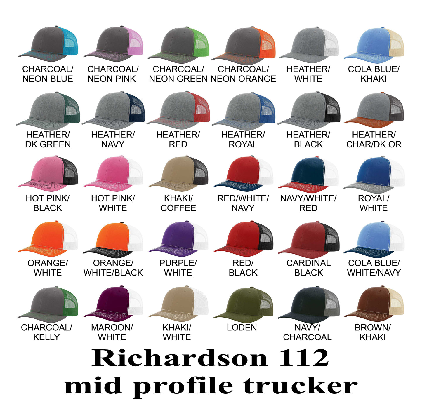 American Flag with Tractor, Cow, Pig, Goat or other animal on Richardson Hat image 4