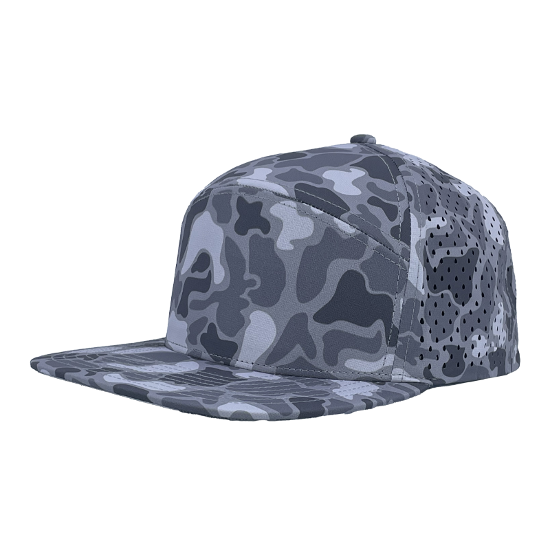 Zapped Osprey Camo hats with optional laser engraved patch