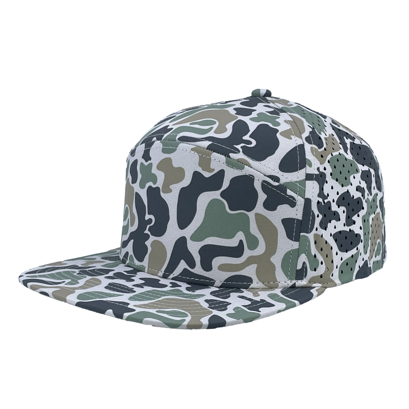 Zapped Osprey Camo hats with optional laser engraved patch