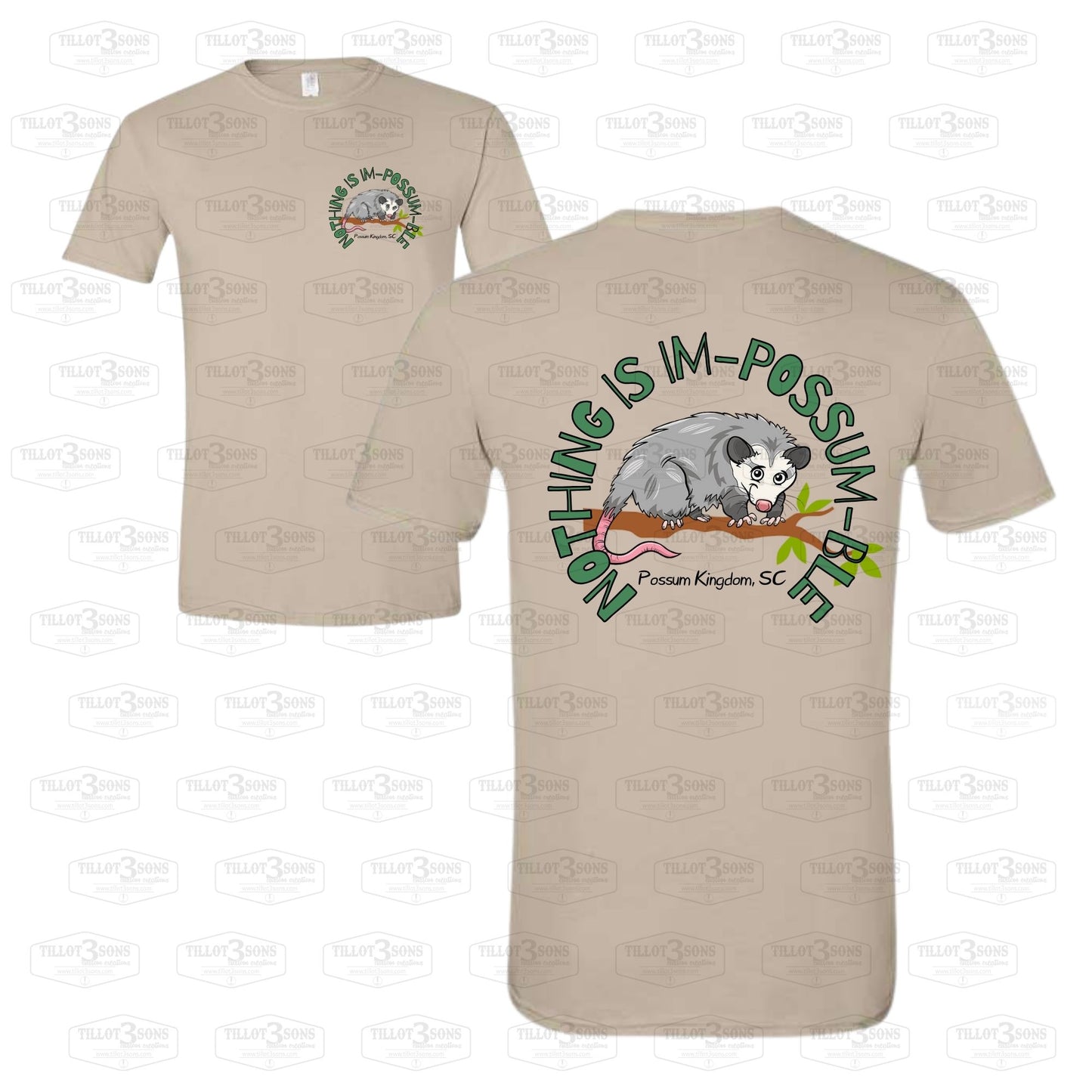 Nothing is Im-Possum-ble - Possum Kingdom graphics t-shirt