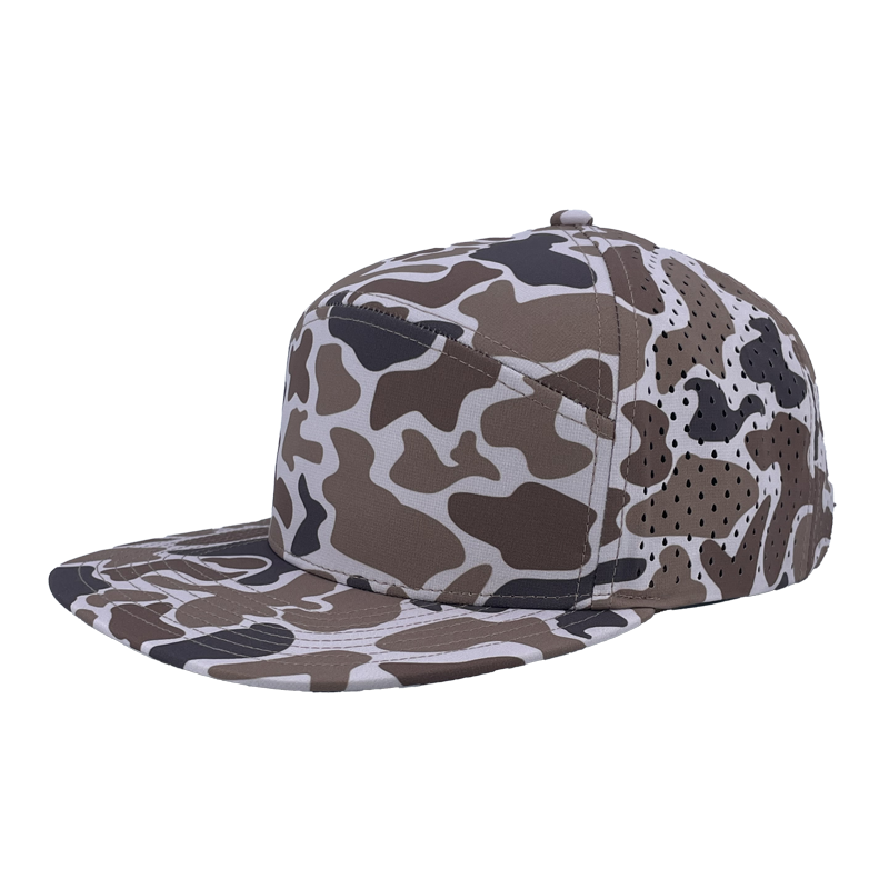 Zapped Osprey Camo hats with optional laser engraved patch