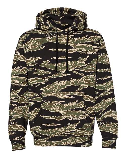 Tiger Camo - Heavyweight Hooded Sweatshirt