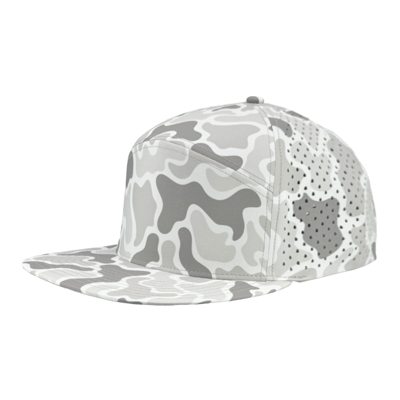 Zapped Osprey Camo hats with optional laser engraved patch