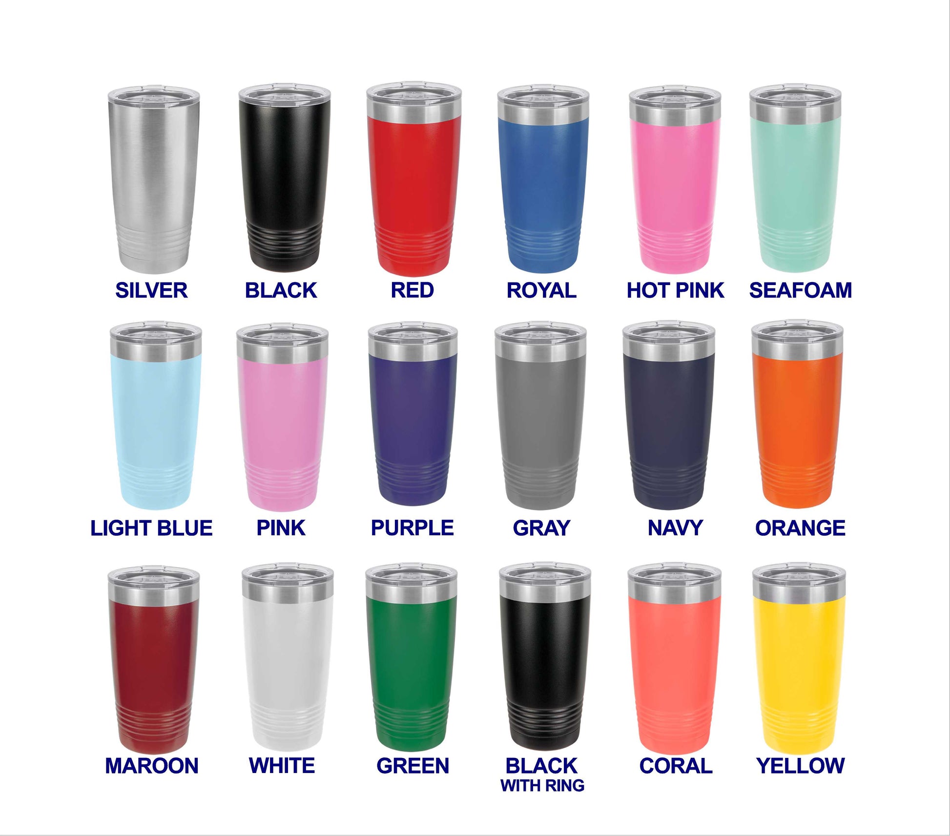 Personalized Laser Engraved Polar Camel 20 oz. Ringneck Vacuum Insulated Tumbler image 2