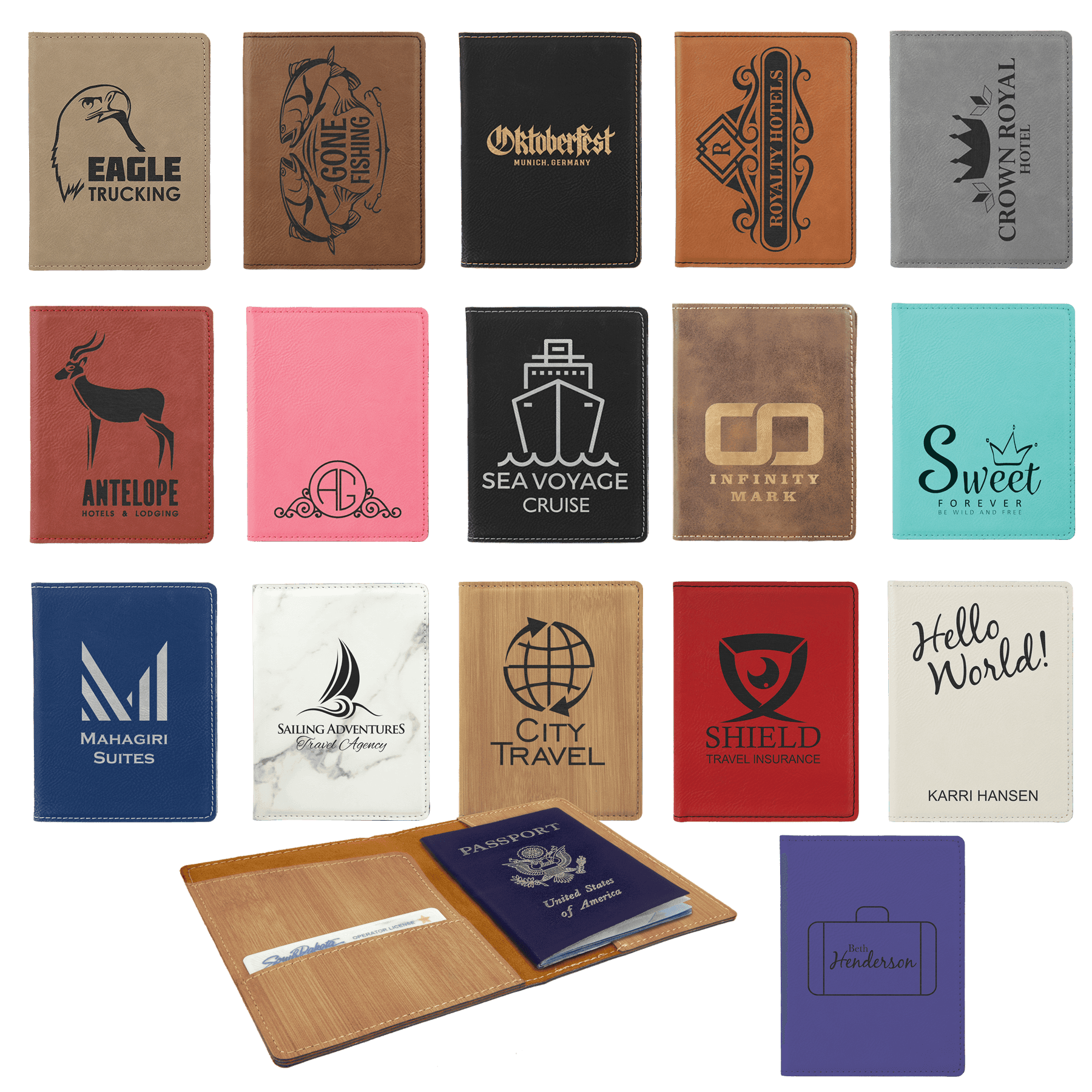 Personalized Passport Holder image 0