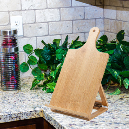 Cutting Board Cookbook Easel/Stand - Personalized