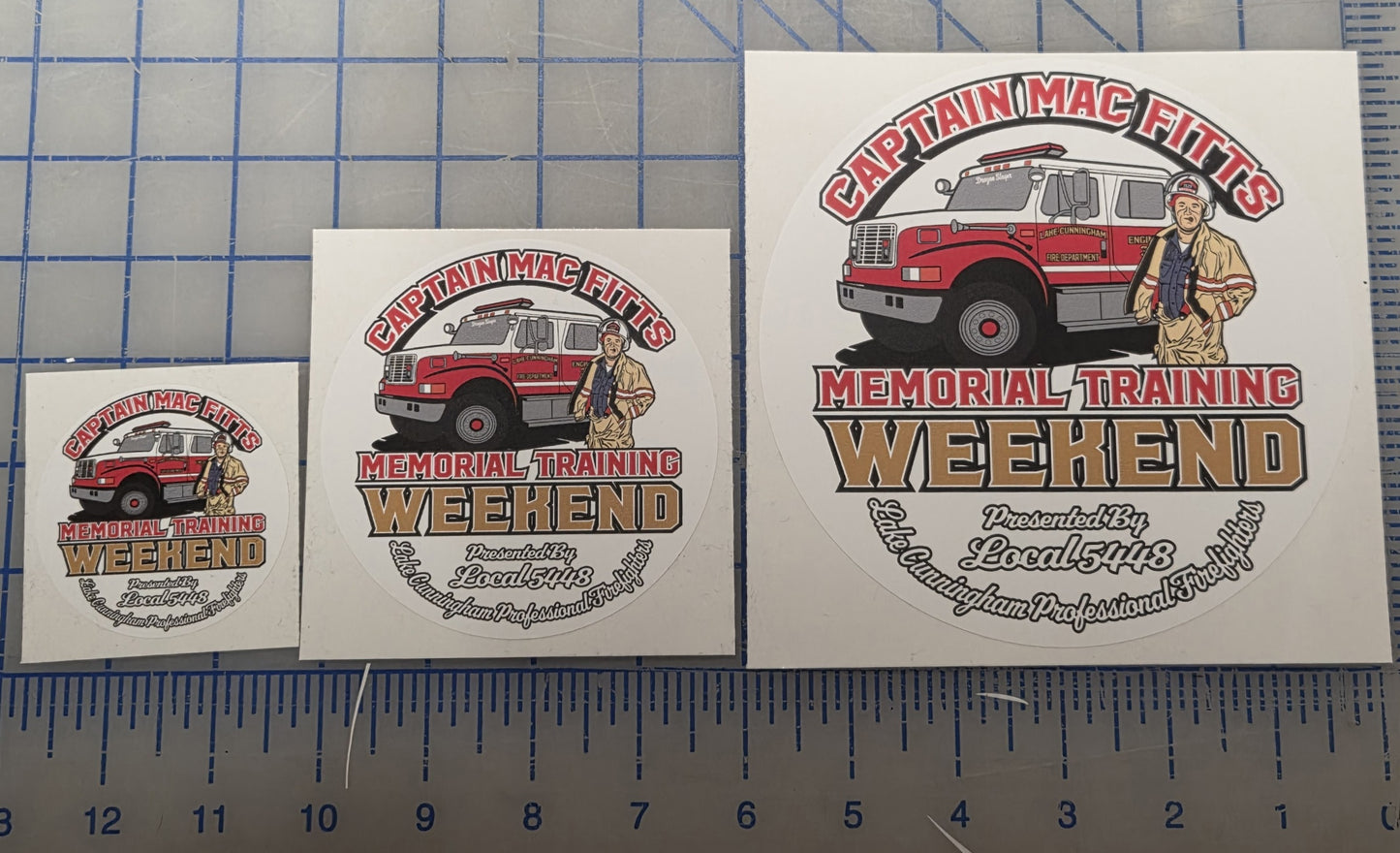 Captain Mac Fitts Memorial Training Weekend | Decals