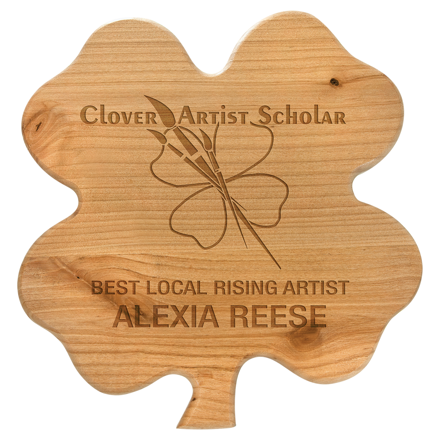 4-H Award Clover Shaped Plaque image 2