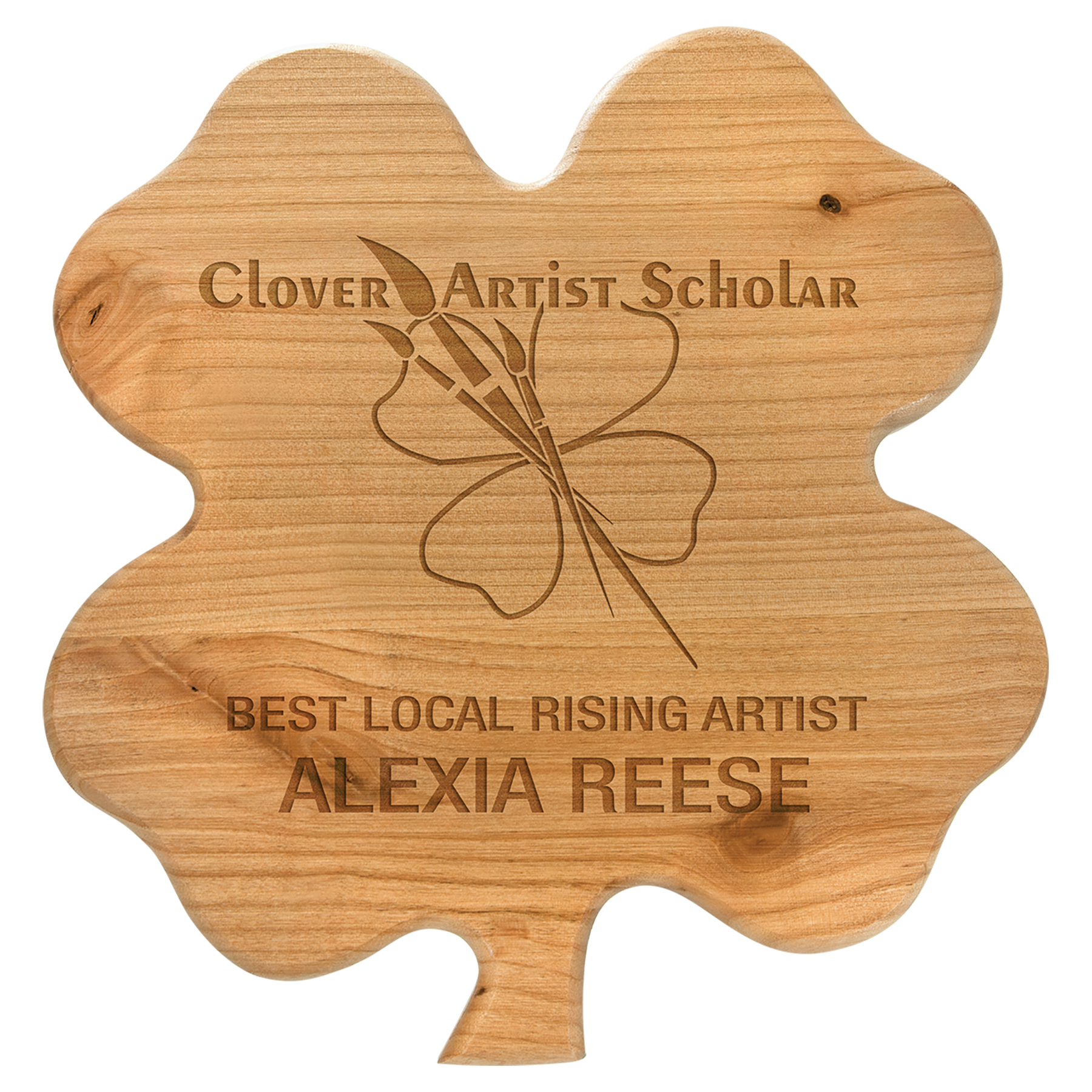 4-H Award Clover Shaped Plaque image 2