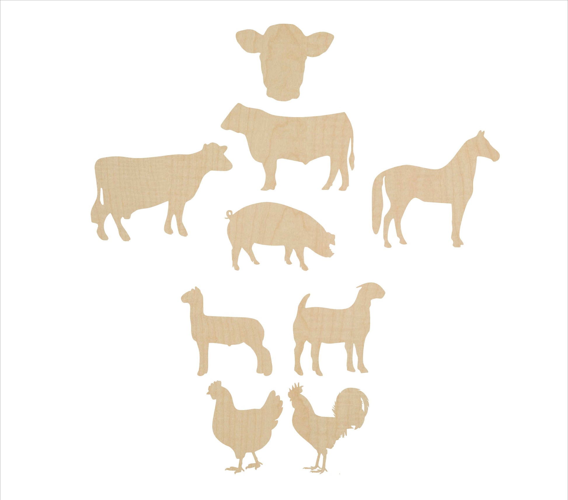 Dairy cow sign, laser cut wood shape, engraved personalization optional image 3