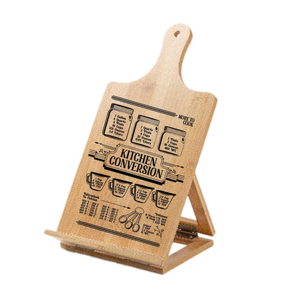 Cutting Board Cookbook Easel/Stand - Personalized