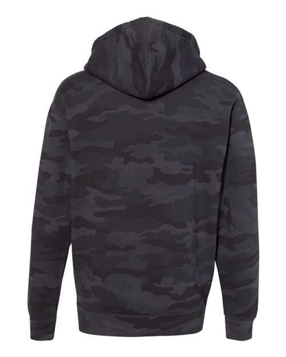 Black Camo - Heavyweight Hooded Sweatshirt