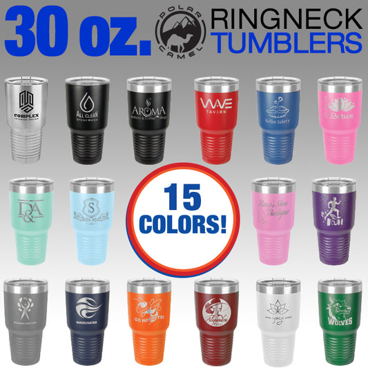 32 oz Tumbler Personalized Laser Engraved Polar Camel Ringneck Vacuum Insulated image 0