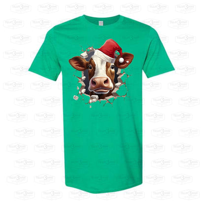 Santa Cow break through | graphics t-shirt or sweatshirt