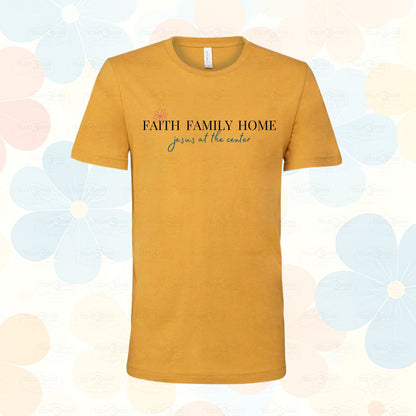 Jesus at the center graphics t-shirt