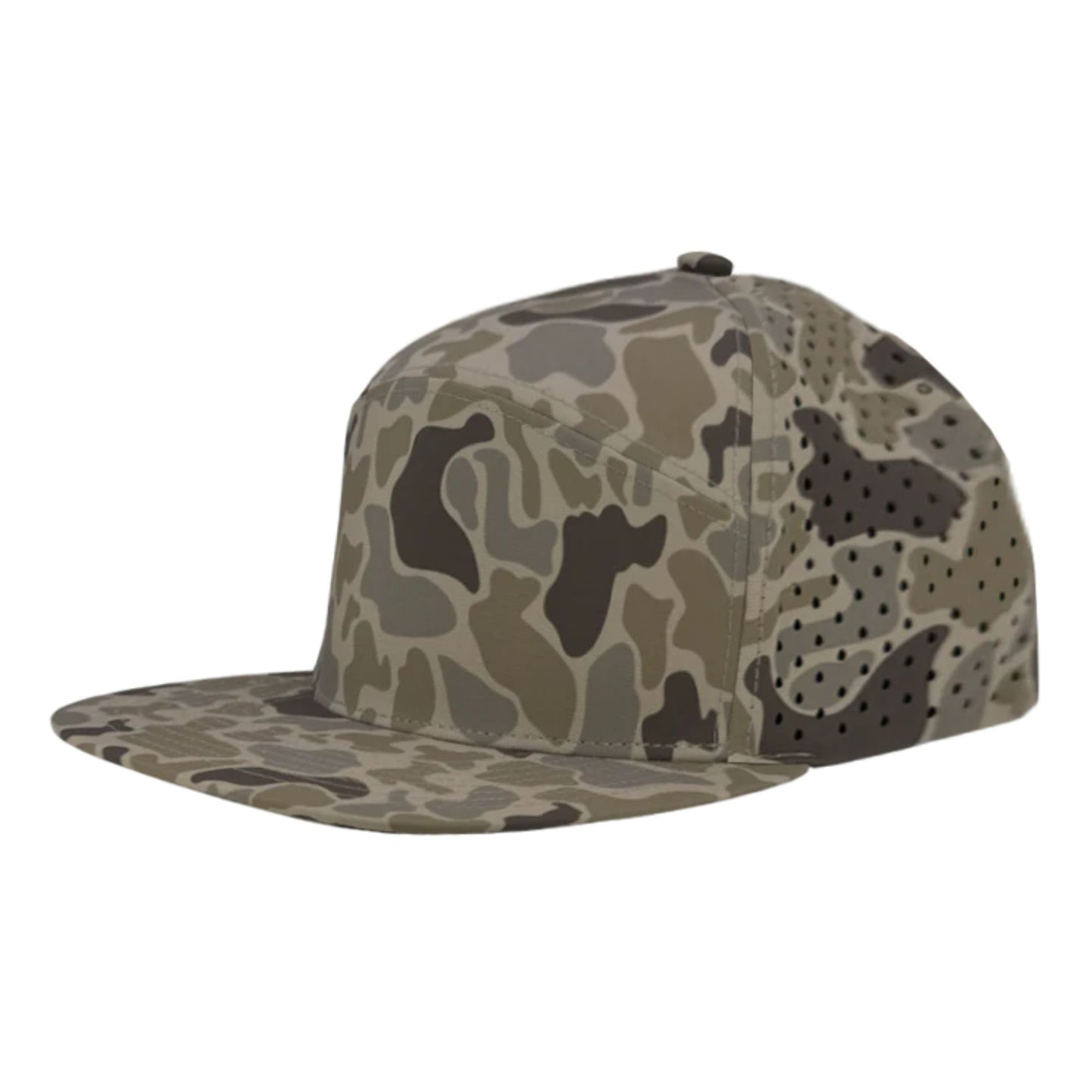 Zapped Osprey Camo hats with optional laser engraved patch