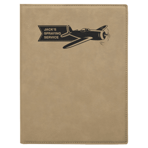 Personalize Leatherette Portfolio - 7x9
