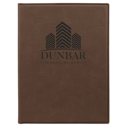 Personalize Leatherette Portfolio - 7x9
