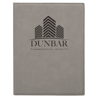 Personalize Leatherette Portfolio - 7x9