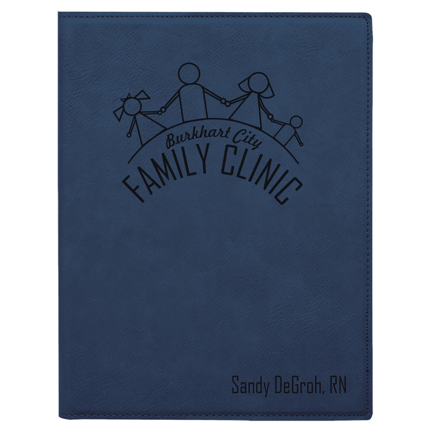 Personalize Leatherette Portfolio - 7x9