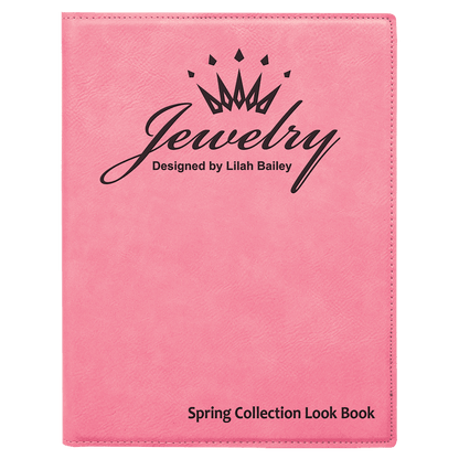 Personalize Leatherette Portfolio - 7x9