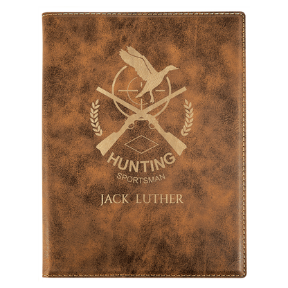 Personalize Leatherette Portfolio - 7x9